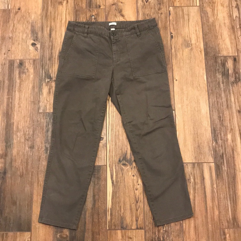 JCrew Army Green Chino Pants